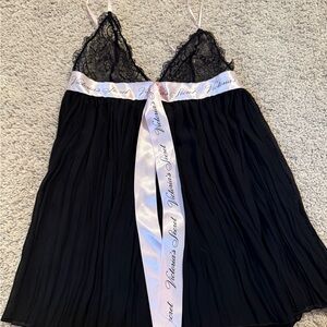 Victoria's Secret Black Lace Babydoll